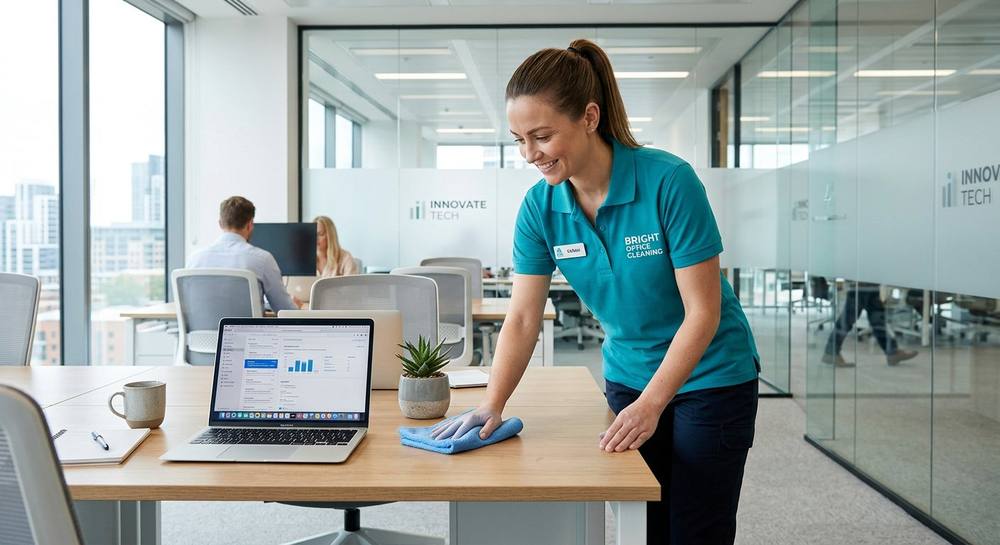Kantoor- & zakelijke schoonmaak β JS Schoonmaakservice in Limmen